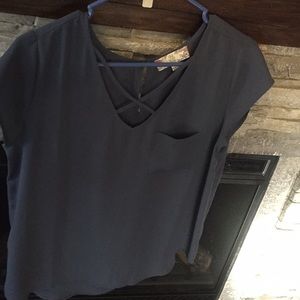 Pink rose shirt size lg.